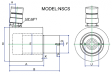 Cylinder hydrauliczny NSHS-603